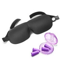Eye mask and ear plugs