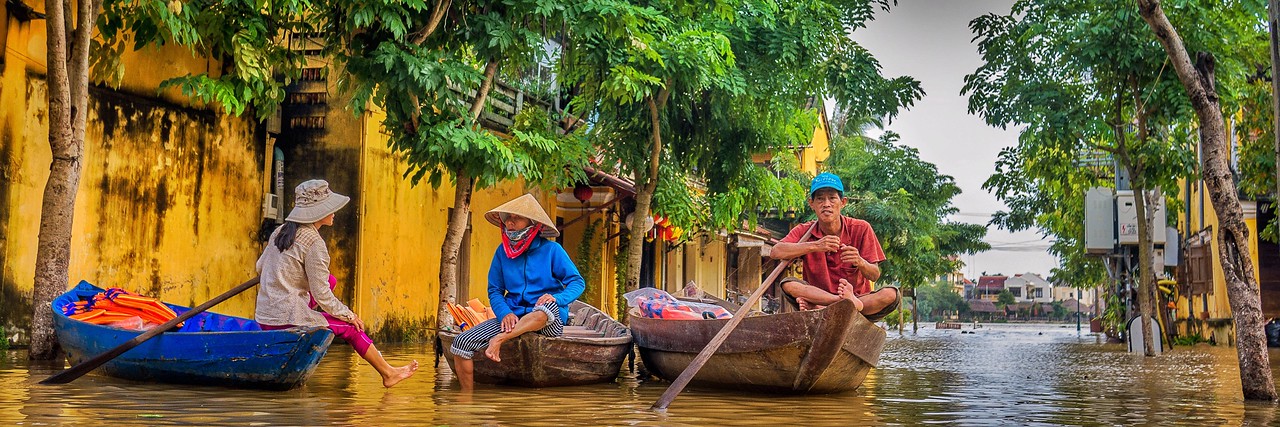 Flooding in Hoi An, Vietnam.