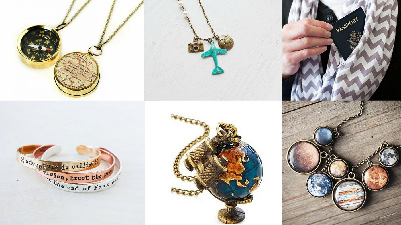 Gorgeous Travel-Themed Jewelry