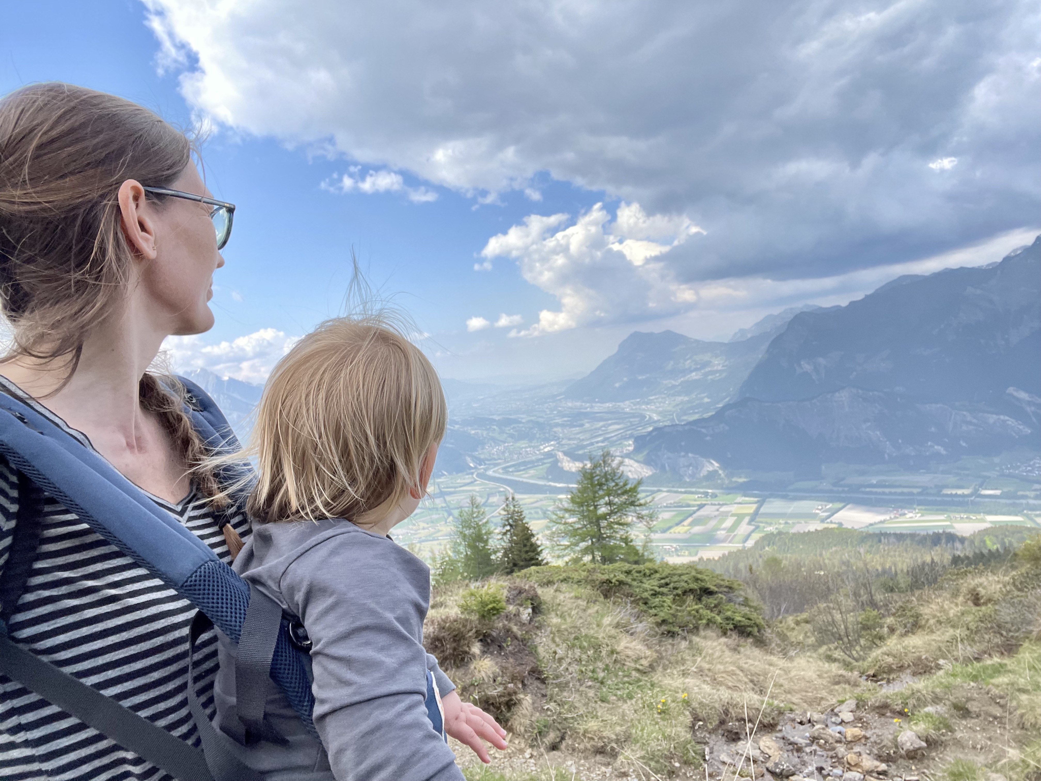 traveling the world with my son to see the mountains of switzerland